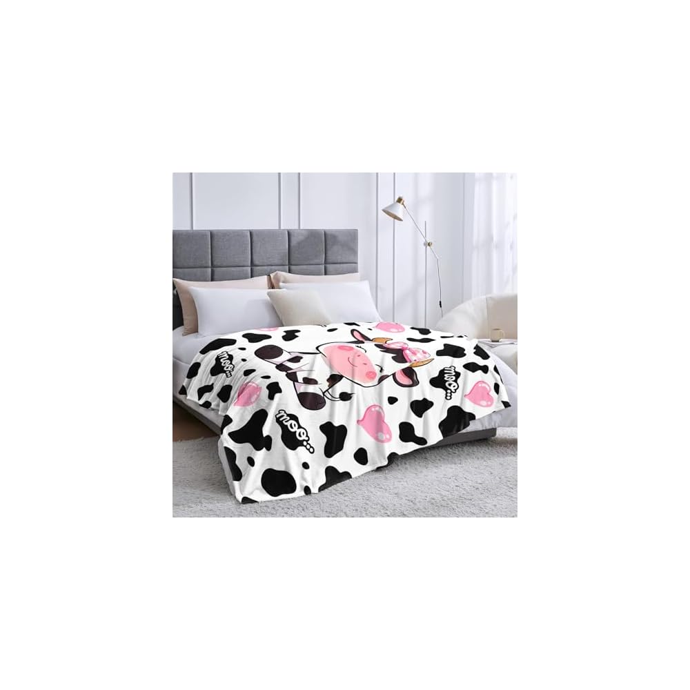 Cow Blanket Gifts for Cow Lovers Cows Throw Blanket Cute Cows Bedding Decor Stuff Gifts for Girls Women 50"x40"