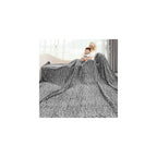 Purple Leopard Print Blanket, Soft Purple Throw Blankets for Women 50x60 in