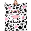 Cow Blanket Gifts for Cow Lovers Cows Throw Blanket Cute Cows Bedding Decor Stuff Gifts for Girls Women 50"x40"
