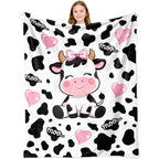Cow Blanket Gifts for Cow Lovers Cows Throw Blanket Cute Cows Bedding Decor Stuff Gifts for Girls Women 50"x40"